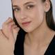 Серебряные серьги Diamant 94-122-00100-1 с фианитом