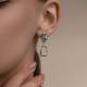 Серебряные серьги Diamant 94-122-00112-1