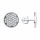 Серебряные серьги Diamant 94-122-00518-1 с фианитом