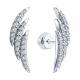Серебряные серьги Diamant 94-122-00523-1 с фианитом