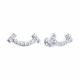 Серебряные серьги Diamant 94-122-02251-1 с фианитом