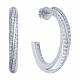 Серебряные серьги Diamant 94-122-02254-1 с фианитом