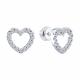 Серебряные серьги Diamant 94-122-02257-1 с фианитом