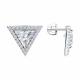 Серебряные серьги Diamant 94-122-02427-1 с фианитом
