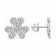 Серебряные серьги Diamant 94-122-02451-1 с фианитом