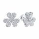 Серебряные серьги Diamant 94-122-02451-1 с фианитом
