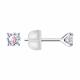 Серебряные серьги Diamant 94-122-02458-1 с фианитом