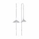 Серебряные серьги Diamant 94-123-00011-1 с фианитом