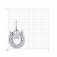 Серебряная подвеска Diamant 94-130-00093-1 с фианитом