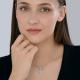 Серебряная подвеска Diamant с кристальной тканью 94-130-00098-1