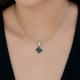 Серебряная подвеска Diamant с кристальной тканью 94-130-00098-2