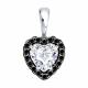 Серебряная подвеска Diamant 94-130-00122-1 с фианитом