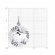 Серебряная подвеска Знак зодиака Телец Diamant 94-130-00161-1