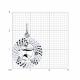 Серебряная подвеска Знак зодиака Стрелец Diamant 94-130-00163-1