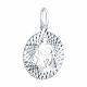 Серебряная подвеска Знак зодиака Водолей Diamant 94-130-00165-1