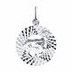 Серебряная подвеска Знак зодиака Овен Diamant 94-130-00169-1