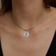 Серебряная подвеска Знак зодиака Весы Diamant 94-130-00230-1