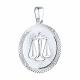 Серебряная подвеска Знак зодиака Весы Diamant 94-130-00230-1
