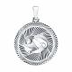 Серебряная подвеска Знак зодиака Рыбы Diamant 94-130-00232-1