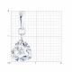 Серебряная подвеска Diamant 94-130-00265-1 с фианитом