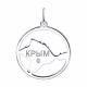 Серебряная подвеска Крым Diamant с фианитом 94-130-00500-1