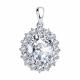 Серебряная подвеска Diamant 94-130-00646-1 с фианитом