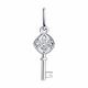 Серебряная подвеска Diamant 94-130-01692-1 с фианитом