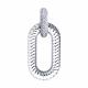 Серебряная подвеска Diamant 94-130-02246-2 с фианитом