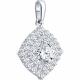 Серебряная подвеска Diamant 94-130-02397-1 с фианитом