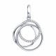 Серебряная подвеска Diamant 94-130-02403-1 с фианитом