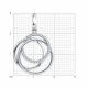 Серебряная подвеска Diamant 94-130-02403-1 с фианитом
