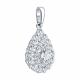 Серебряная подвеска Diamant 94-130-02407-1 с фианитом