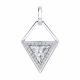 Серебряная подвеска Diamant 94-130-02428-1 с фианитом
