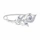 Серебряная брошь Diamant 94-140-00615-1 с фианитом