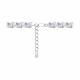 Серебряный браслет Diamant 94-150-02173-5 с фианитом