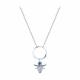 Серебряное колье Diamant 94-170-00095-1 с фианитом