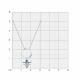 Серебряное колье Diamant 94-170-00095-1 с фианитом