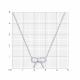 Серебряное колье Diamant 94-170-00100-1 с фианитом
