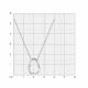 Серебряное колье Diamant 94-170-00108-1
