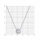 Серебряное колье Diamant 94-170-00194-2 с фианитом