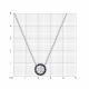 Серебряное колье Diamant 94-170-00194-3 с фианитом