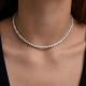 Серебряное колье Diamant 94-170-00246-1 с фианитом