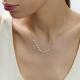 Серебряное колье Diamant 94-170-00255-2 с фианитом