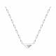 Серебряное колье Diamant 94-170-00269-1 с фианитом