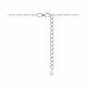 Серебряное колье Diamant 94-170-00269-1 с фианитом