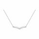 Серебряное колье Diamant 94-170-01595-2 с фианитом
