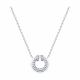 Серебряное колье Diamant 94-170-02271-1 с фианитом