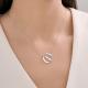 Серебряное колье Diamant 94-170-02390-1 с эмалью