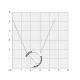 Серебряное колье Diamant 94-170-02390-1 с эмалью