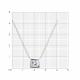 Серебряное колье Diamant 94-170-02393-1 с фианитом